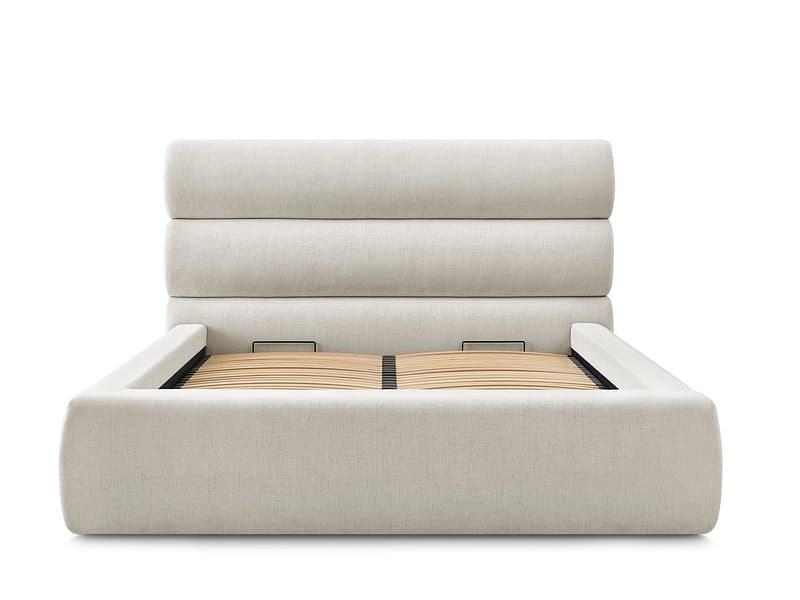 Kastenbett BOBOCHIC JAGNA 180x200cm stoff beige