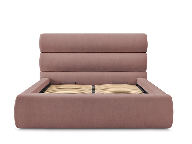 Kastenbett BOBOCHIC JAGNA 180x200cm stoff rosa