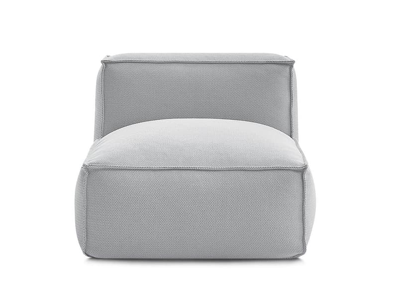 Modulare Sessel für Gartensofa BOBOCHIC BIARRITZ Stoff chiniert grau