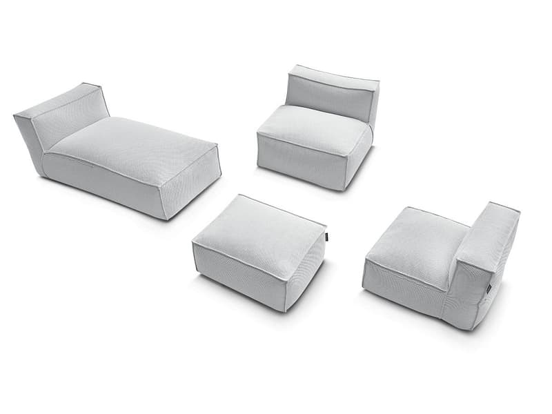 BOBOCHIC Garten-Set BIARRITZ Stoff chiniert grau
