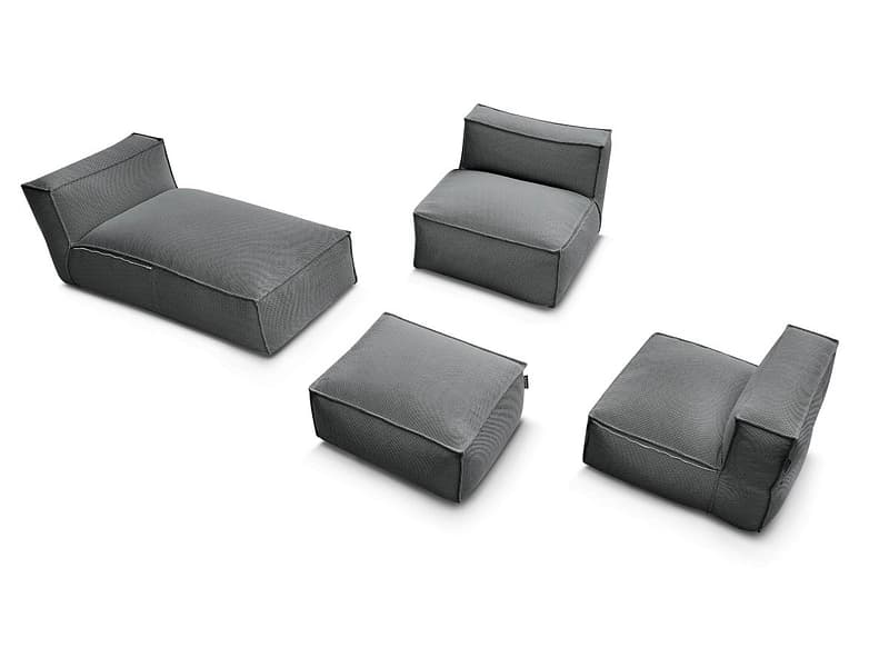 BOBOCHIC Garten-Set BIARRITZ Stoff chiniert schwarz