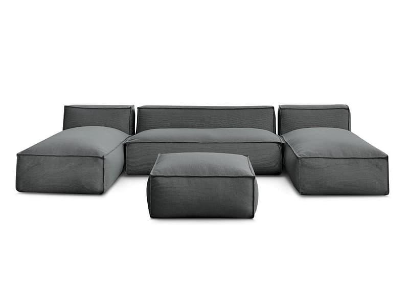 BOBOCHIC Garten-Set BIARRITZ Stoff chiniert schwarz