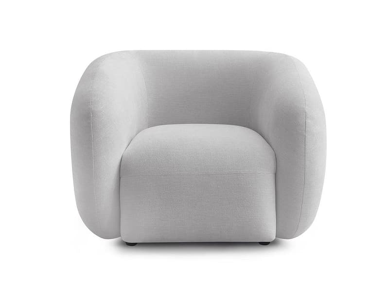 Sessel BOBOCHIC CELINE Stoff hellgrau