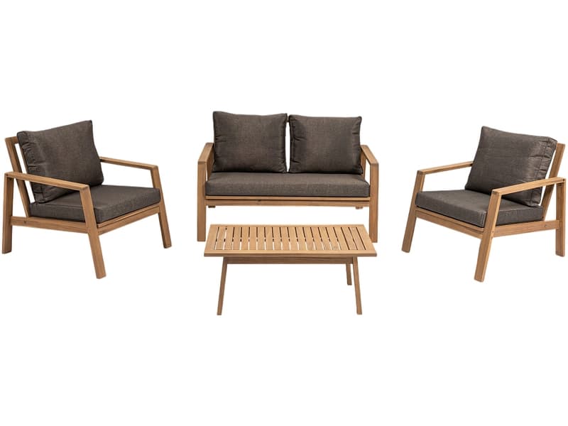 Garten-Set TIWI Massives Holz natürliches holz