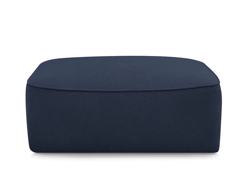 Hocker BOBOCHIC LEOPOLD 90x96x42cm stoff chiniert dunkelblau