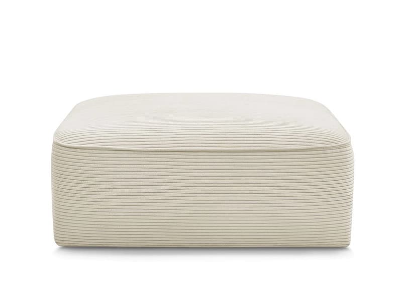 Hocker BOBOCHIC LEOPOLD 90x96x42cm cord-stoff beige
