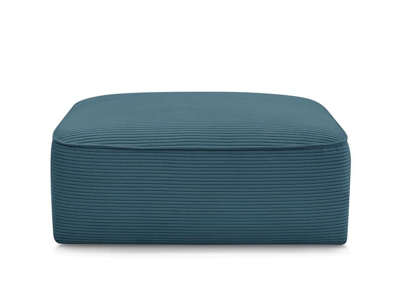 Hocker BOBOCHIC LEOPOLD 90x96x42cm cord-stoff hellblau