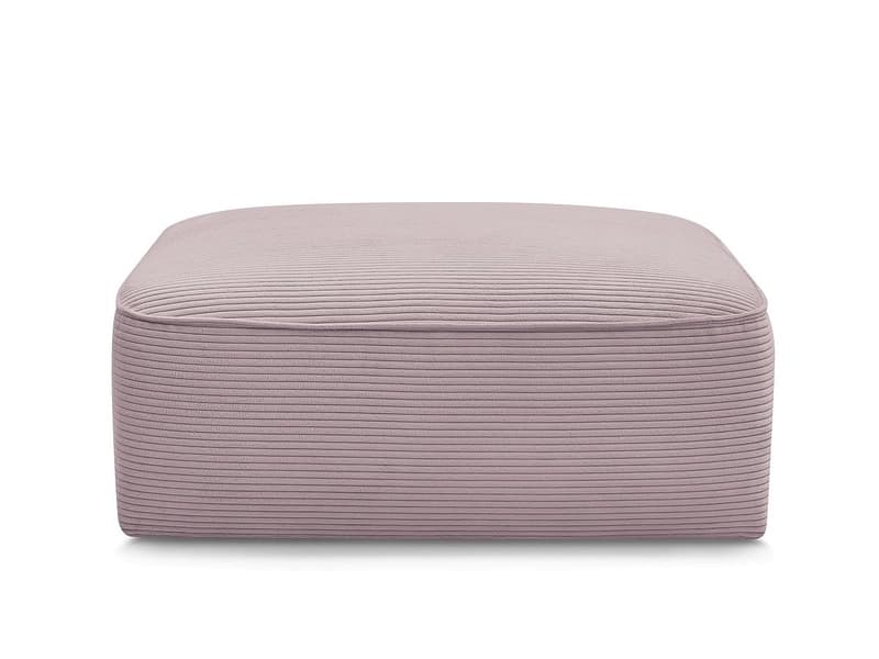 Hocker BOBOCHIC LEOPOLD 90x96x42cm cord-stoff violett