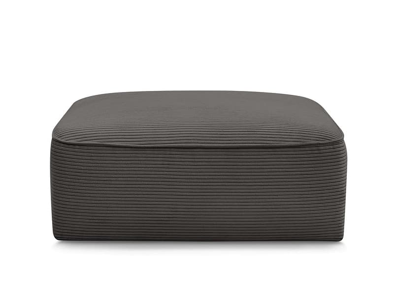 Hocker BOBOCHIC LEOPOLD 90x96x42cm cord-stoff taupe