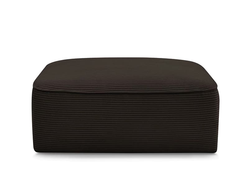 Hocker BOBOCHIC LEOPOLD 90x96x42cm cord-stoff rotbraun