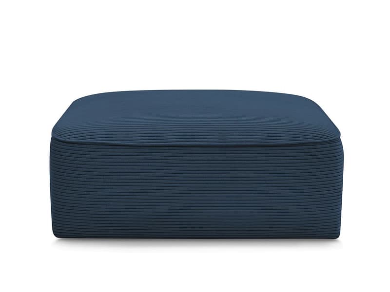 Hocker BOBOCHIC LEOPOLD 90x96x42cm cord-stoff dunkelblau
