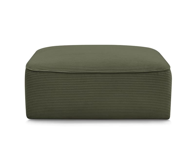 Hocker BOBOCHIC LEOPOLD 90x96x42cm cord-stoff hellgrün