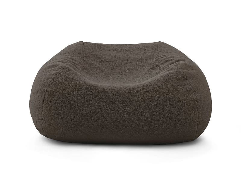 Hocker BOBOCHIC MERIBEL 70x120x60cm boucle-stoff rotbraun
