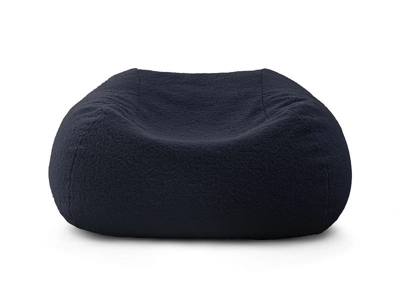 Hocker BOBOCHIC MERIBEL 70x120x60cm boucle-stoff dunkelblau