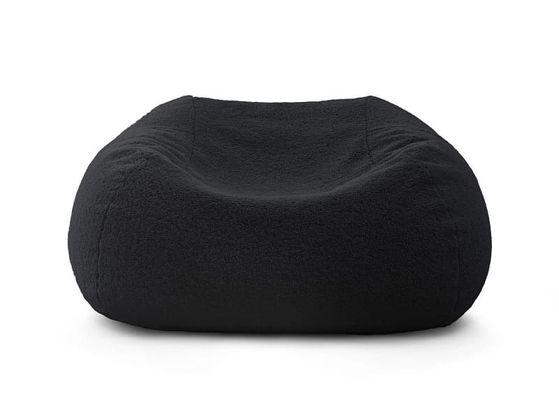 Hocker BOBOCHIC MERIBEL 70x120x60cm boucle-stoff schwarz