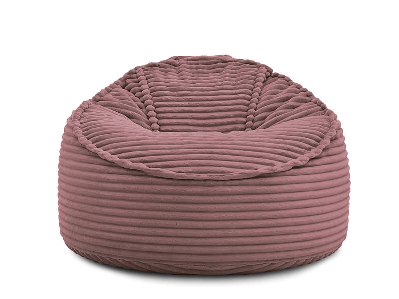 Hocker BOBOCHIC SOCRATE 106x106x79cm cord-stoff rosa