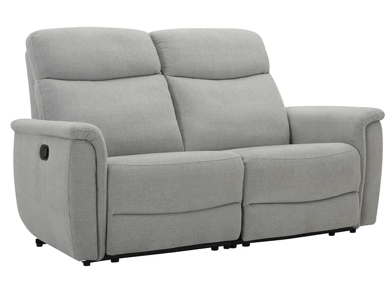3er Sofa WONDER Stoff grau
