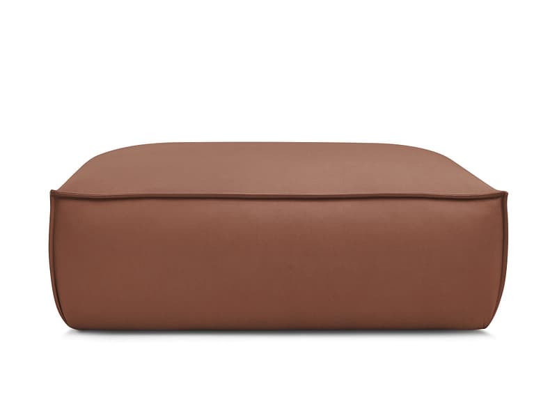 Hocker BOBOCHIC BOHEME 93x128x48cm stoff dunkelbraun