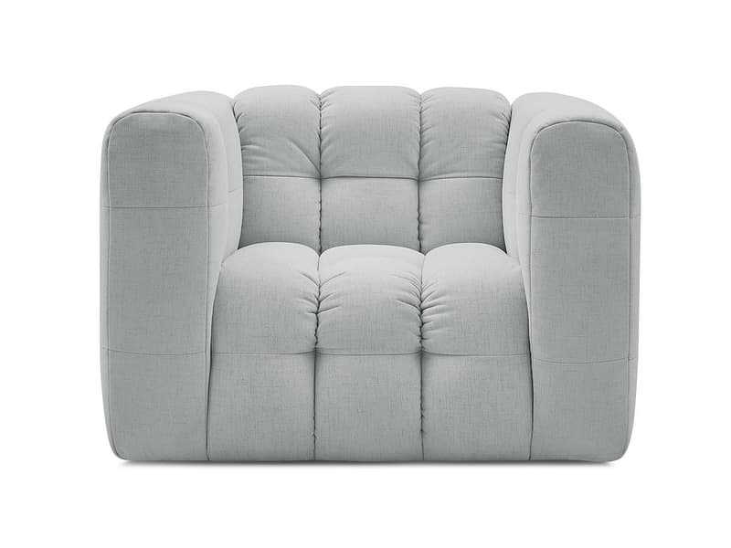 Sessel BOBOCHIC ULYSSE Stoff hellgrau