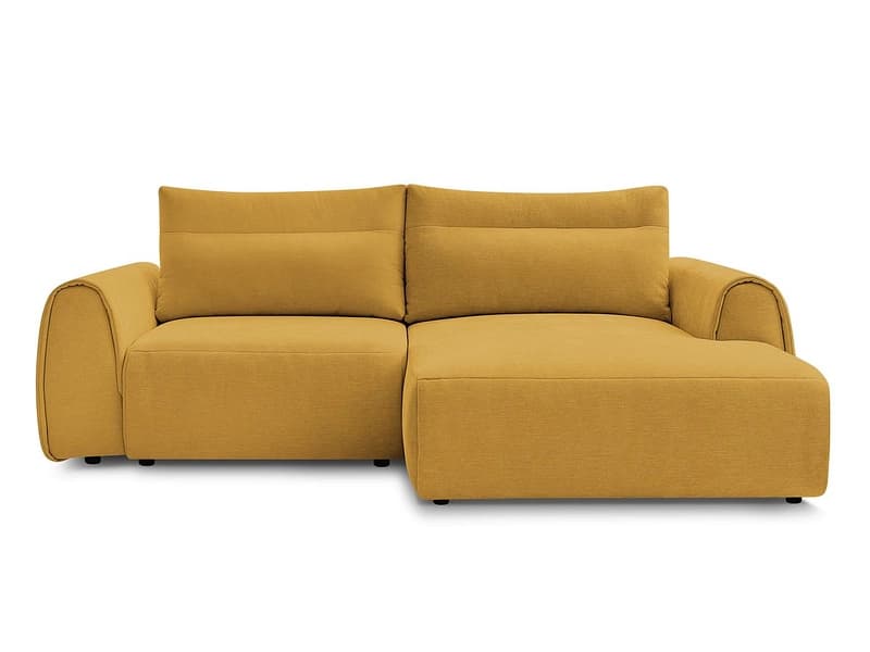 Ecksofa BOBOCHIC ADEN Stoff gelb