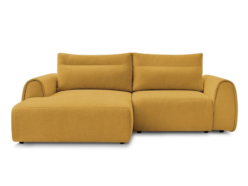 Ecksofa BOBOCHIC ADEN Stoff gelb