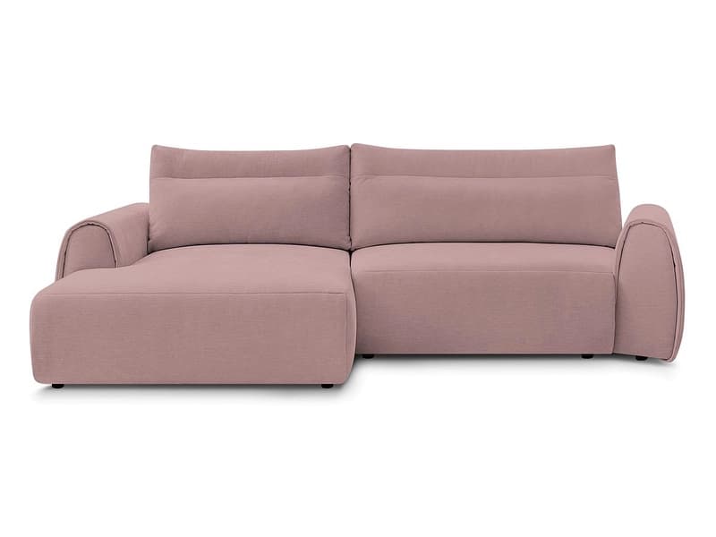 Ecksofa BOBOCHIC ADEN Stoff rosa