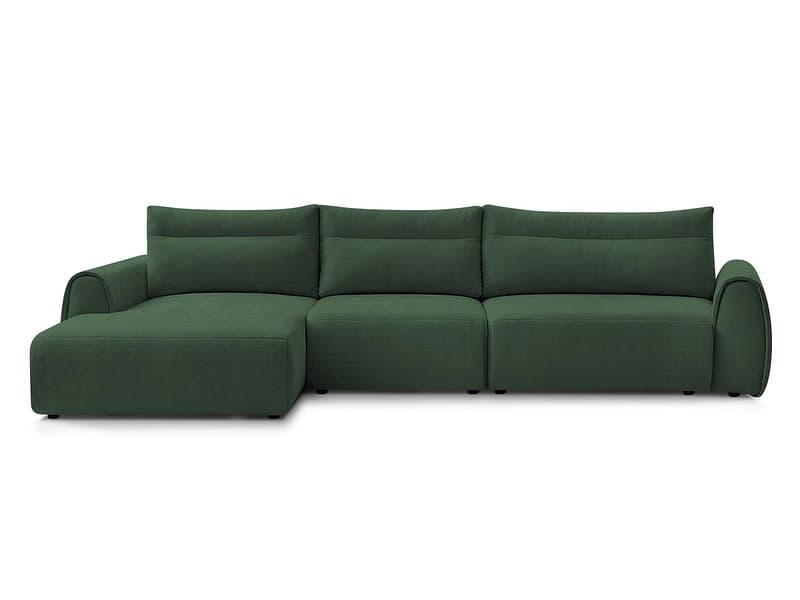 Ecksofa BOBOCHIC ADEN Stoff grün