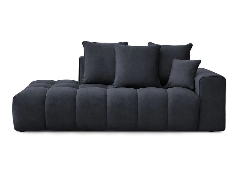 3er Sofa BOBOCHIC MONT-BLANC Samt dunkelblau
