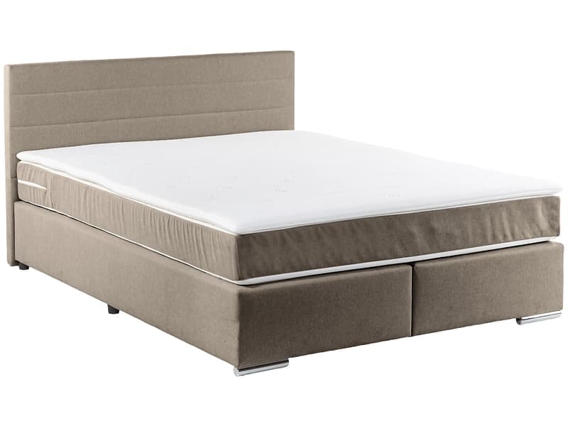 Boxspringbett SORCHA braun 160x200cm fest