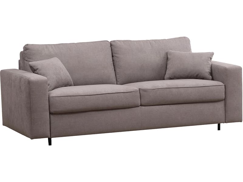 Bettsofa BRONX Stoff kamel