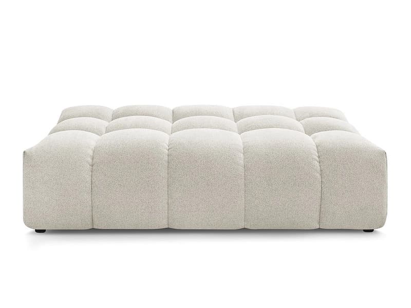 Hocker BOBOCHIC EVEREST 100x166x40cm stoff chiniert weiss
