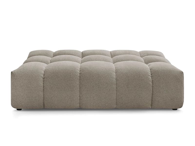 Hocker BOBOCHIC EVEREST 100x166x40cm stoff chiniert taupe