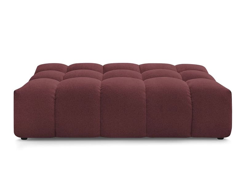 Hocker BOBOCHIC EVEREST 100x166x40cm stoff chiniert rot