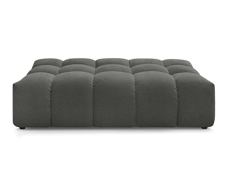 Hocker BOBOCHIC EVEREST 100x166x40cm stoff chiniert dunkelgrau
