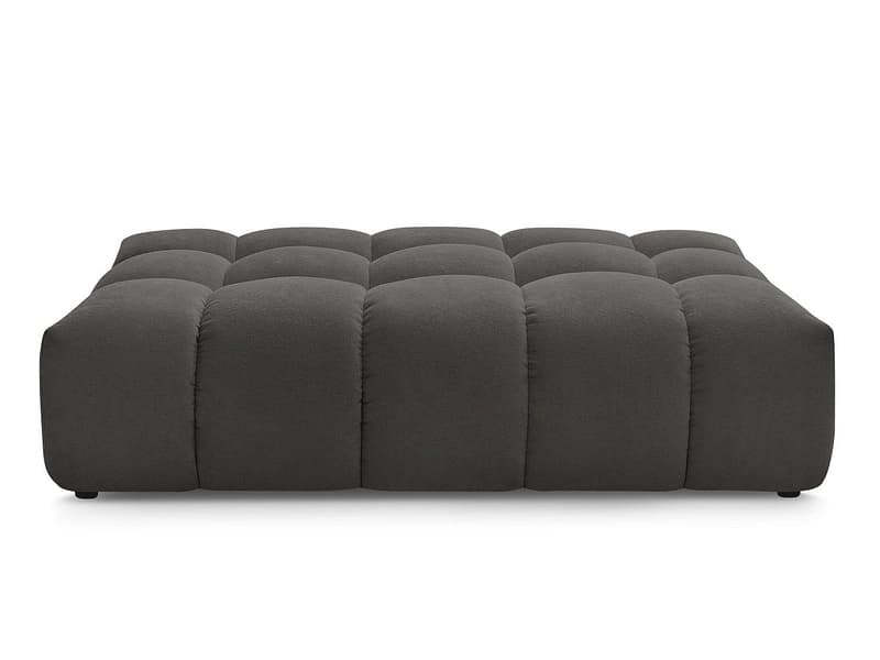 Hocker BOBOCHIC EVEREST 100x166x40cm stoff mit textur dunkelgrau