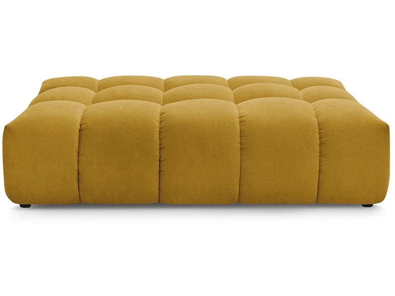 Hocker BOBOCHIC EVEREST 100x166x40cm stoff mit textur gelb