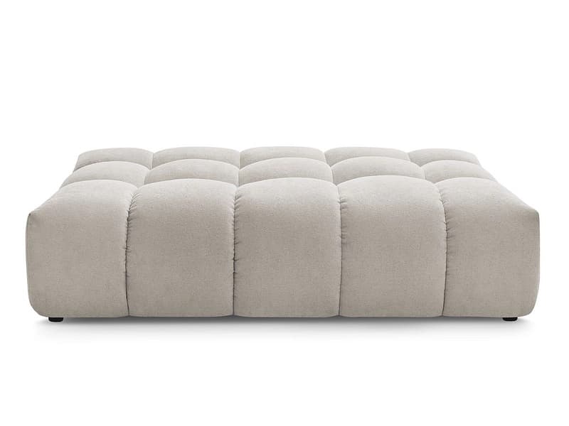 Hocker BOBOCHIC EVEREST 100x166x40cm stoff mit textur beige