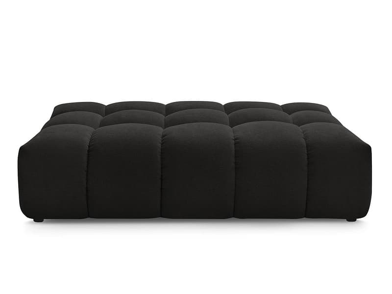 Hocker BOBOCHIC EVEREST 100x166x40cm stoff mit textur schwarz