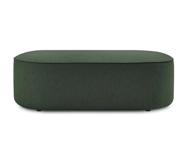 Hocker BOBOCHIC ROUSSEAU 70x140x45cm stoff chiniert grün