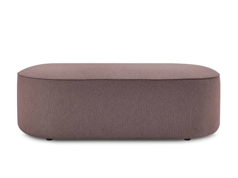 Hocker BOBOCHIC ROUSSEAU 70x140x45cm stoff chiniert rosa
