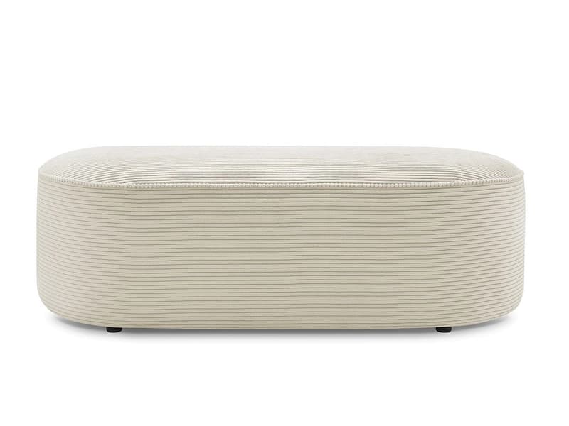 Hocker BOBOCHIC ROUSSEAU 70x140x45cm cord-stoff beige
