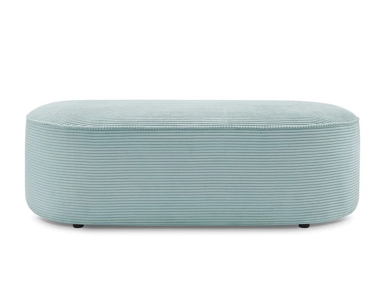 Hocker BOBOCHIC ROUSSEAU 70x140x45cm cord-stoff hellblau