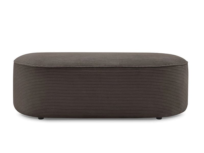 Hocker BOBOCHIC ROUSSEAU 70x140x45cm cord-stoff rotbraun