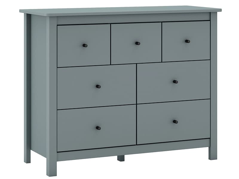 Kommode MARCKERIC MISTI 7 Schubladen 40x110x80cm grün matt