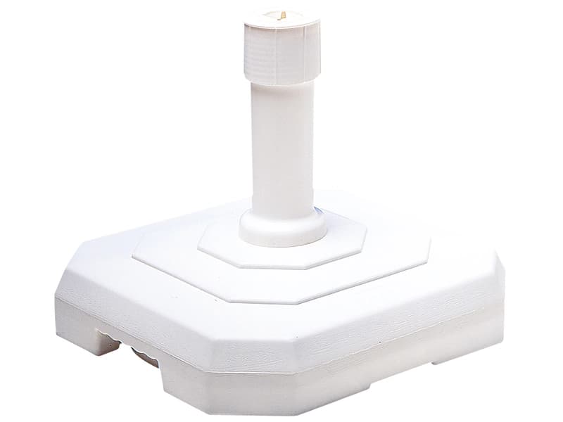 EDA Sonnenschirmfuss BETON Polyethylen mit hoher Dichte weiss 25kg