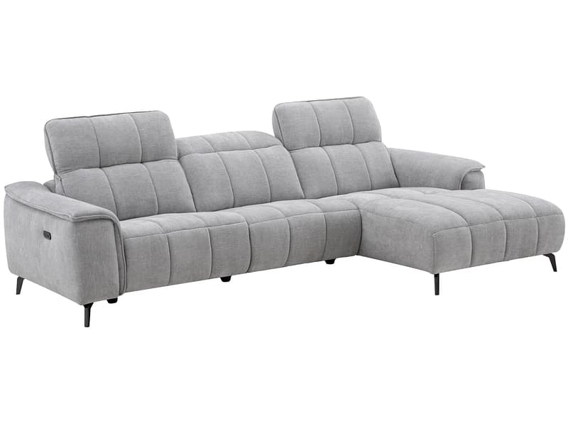 Ecksofa DIAN Stoff grau