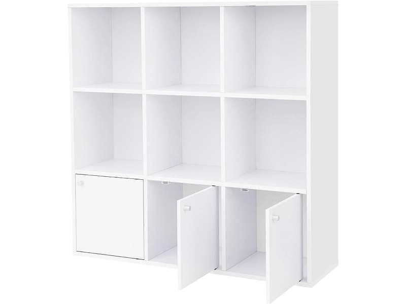 Bibliothek SONGMICS LIGHTY 97.5x97.5x29cm spanplatte