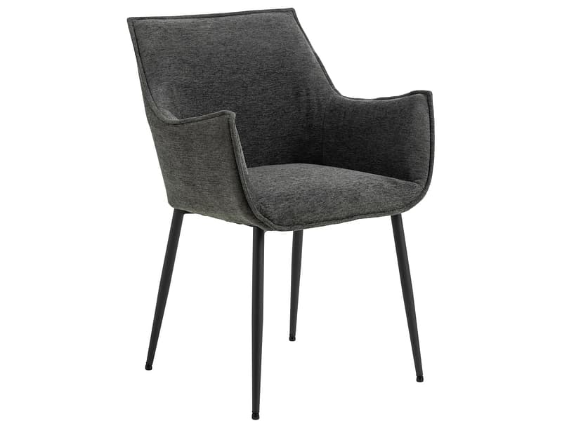 Stuhl BONITA Stoff grau