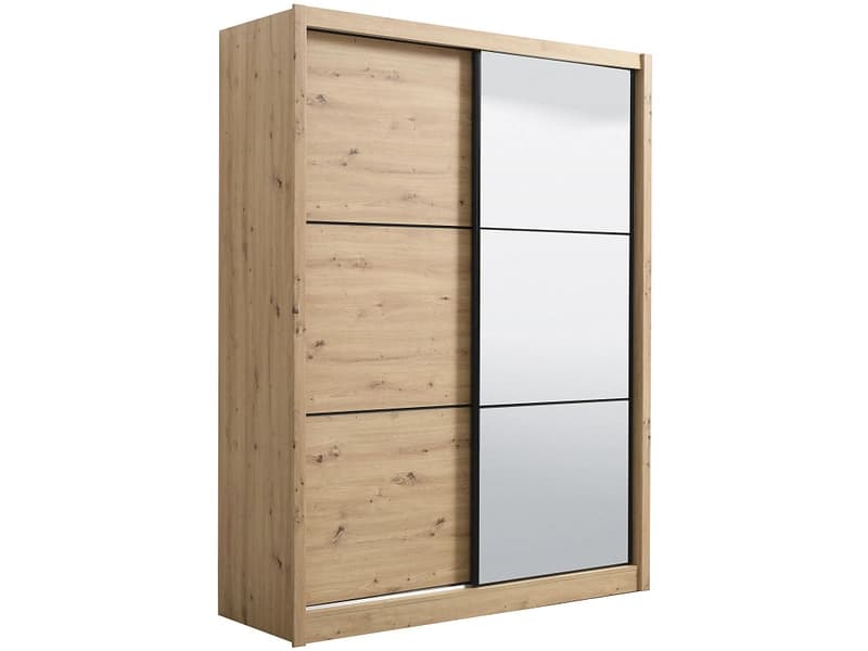 Schwebetürenschrank NAVARA artisan eiche 2 Türen