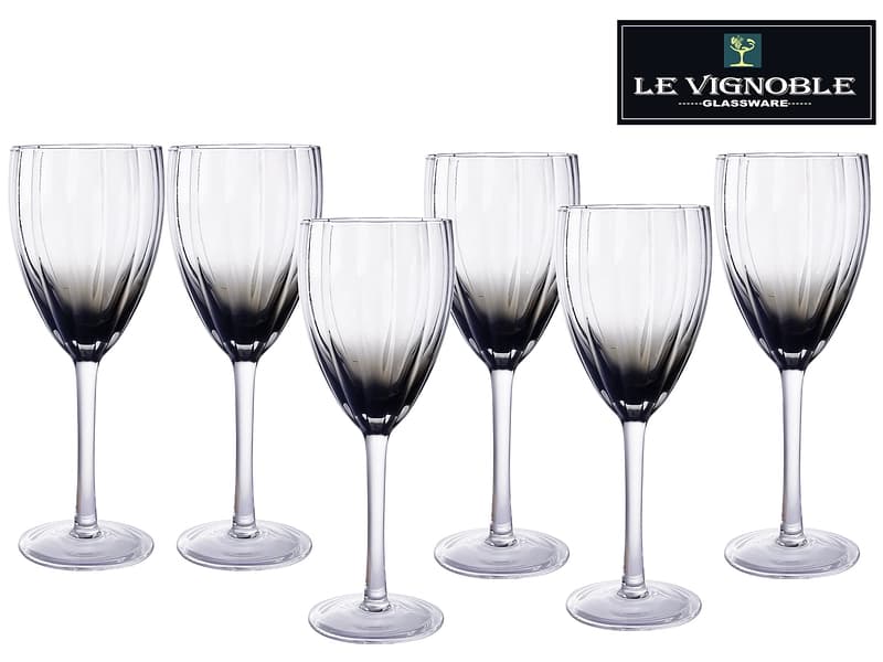 Weinglass BLOOM 6 -teilig grau 30 cl